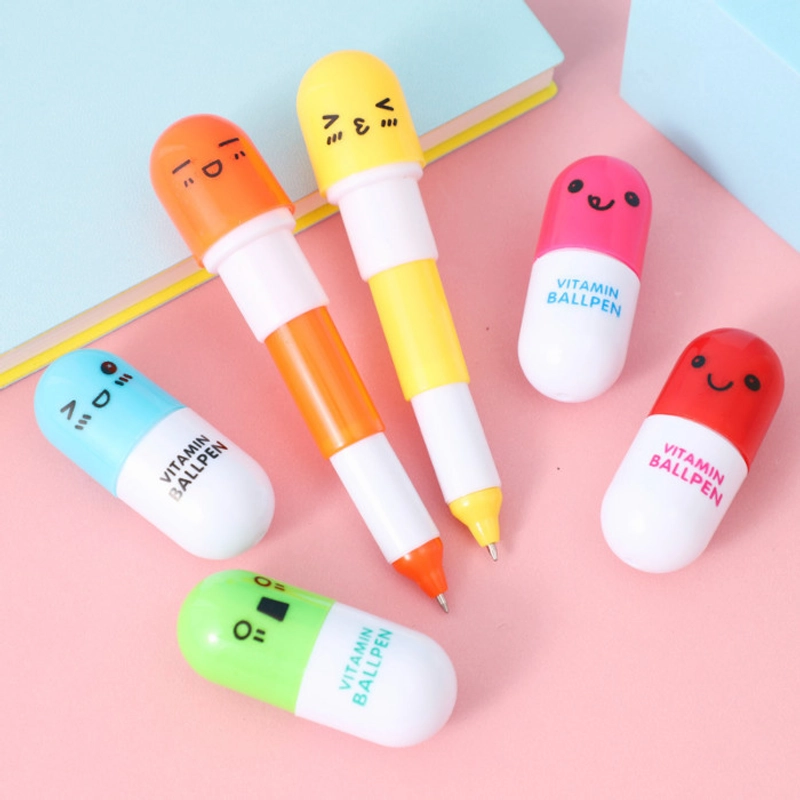 Product image KAHASIL - Pulpen Pena Bolpoin Pens Vitamin Ballpen Unik Mini Kecil Lucu Souvenir KMJ133 all variant all variant